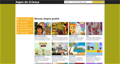 Desktop Screenshot of jogosparacriancas.com.br